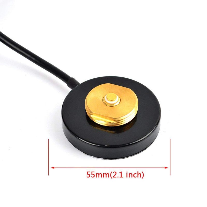 TengKo NMO Dual Band High Gain Antennas for CAR Mobile Radio UHF VHF 400-470 136-174MHZ and Mount Magnetic Base for Mobile Radios PL259 Connector (Mount Base) - Image 4